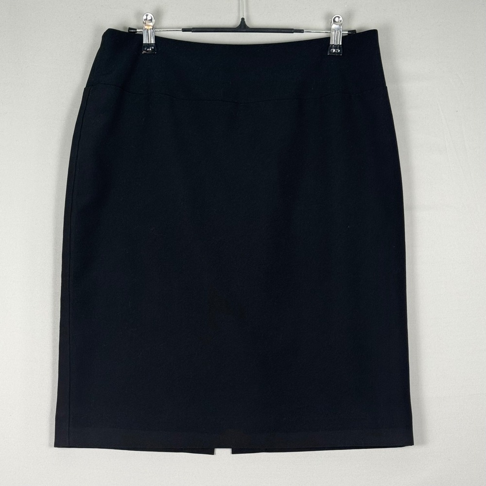 Ellen Tracy Pencil Skirt Women 4 Black NWOT Lined Professional Stretch